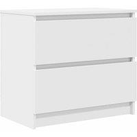 Berkfield Home TV Cabinet White 60x35x54 cm Engineered Wood | Size: 60 x 35 x 54 cm