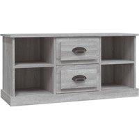 Berkfield Home TV Cabinet Grey Sonoma 99.5x35.5x48 cm Engineered Wood