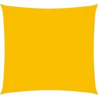 Berkfield Home Sunshade Sail Oxford Fabric Square 7x7 m Yellow