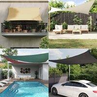 Berkfield Home Sunshade Sail Oxford Fabric Square 6x6 m Yellow