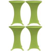 Berkfield Home Stretch Table Cover 4 pcs 70 cm Green