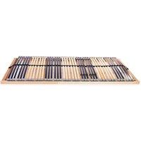 Berkfield Home Slatted Bed Base with 42 Slats 7 Zones 100x200 cm