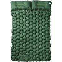 Berkfield Home Self Inflating Camping Mattress with Pillows 2-Person Green
