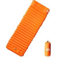 Berkfield Home Self Inflating Camping Mattress with Pillow 1-Person Orange