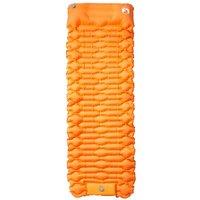 Berkfield Home Self Inflating Camping Mattress with Pillow 1-Person Orange