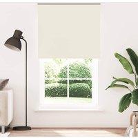 Berkfield Home Roller Blind Blackout Marine 140x230 cm Fabric Width 136.6 cm Pol in Off-White