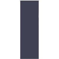 Berkfield Home Roller Blind Blackout Marine 85x210 cm Fabric Width 80.7 cm Polyester in Navy