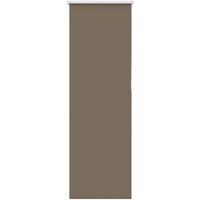 Berkfield Home Roller Blind Blackout Coffee 45x175 cm Fabric Width 40.7 cm Polyester in Brown