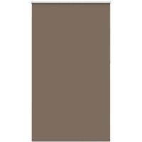 Berkfield Home Roller Blind Blackout Marine 160x150 cm Fabric Width 156.6 cm Pol in Brown