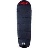 Berkfield Home Mummy Sleeping Bag for Adults Camping 3 Seasons in Black
