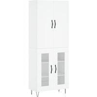 Berkfield Home Highboard White 69.5x34x180 cm Engineered Wood