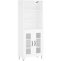 Berkfield Home Highboard White 69.5x34x180 cm Engineered Wood