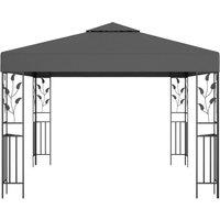 Berkfield Home Gazebo 3x3 m Anthracite in Charcoal