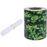 Berkfield Home Garden Privacy Screen PVC 35x0.19 m Green