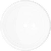 Berkfield Home Elegant Basin Round Ceramic White 40x15 cm