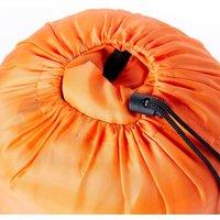 Berkfield Home Mummy Sleeping Bag for Adults Camping 3 Seasons in Orange