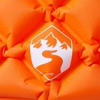 Berkfield Home Inflating Camping Mattress with Pillow 1-Person Orange