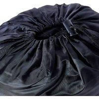 Berkfield Home Mummy Sleeping Bag for Adults Camping 3 Seasons in Black