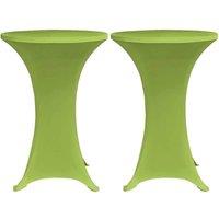 Berkfield Home Stretch Table Cover 4 pcs 70 cm Green