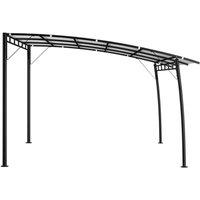 Berkfield Home Garden Sunshade Awning 4x3x2.55 m Cream