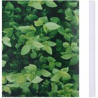 Berkfield Home Garden Privacy Screen PVC 35x0.19 m Green