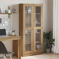 Berkfield Home Highboard Artisan Oak 82.5x30.5x185 cm Engineered Wood in Brown
