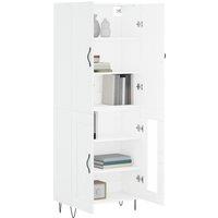Berkfield Home Highboard White 69.5x34x180 cm Engineered Wood