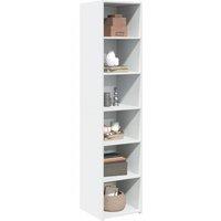 Berkfield Home Highboard White 40x41x185 cm Engineered Wood | Size: 40 x 41 x 185 cm