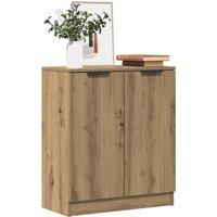 Berkfield Home Sideboard Artisian Oak 60x30x70 cm Engineered Wood in Brown | Size: 60 x 30 x 70 cm