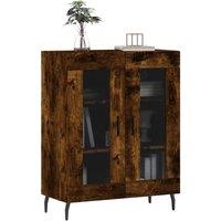 Berkfield Home Sideboard Smoked Oak 69.5x34x90 cm Engineered Wood in Brown