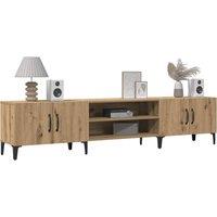 Berkfield Home TV Cabinet Artisian Oak 180x31.5x40 cm Engineered Wood in Brown