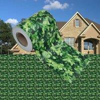 Berkfield Home Garden Privacy Screen PVC 35x0.19 m Green