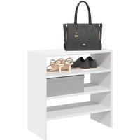 Berkfield Home Shoe Racks 2 pcs Stackable White 60x30x30.5 cm