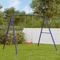 Berkfield Home Outdoor Swing Set with Swing in Blue