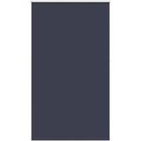 Berkfield Home Roller Blind Blackout Marine 130x230 cm Fabric Width 126.6 cm Polyester in Blue