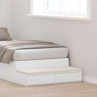 Berkfield Home Bed Drawers White 75x36.5x16.5 cm Made from Engineered Wood