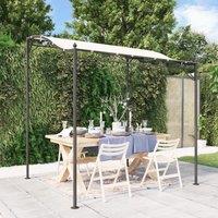 Berkfield Home Canopy Cream 2x2.3 m 180 g/m Fabric & Steel in Beige
