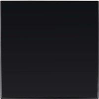 Berkfield Home Table Top Tempered Glass Square 800x800 mm in Black