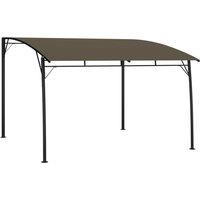 Berkfield Home Garden Sunshade Awning 3x3x2.55 m Taupe in Beige