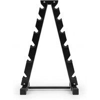 Centra Dumbbells Rack 6 Tier 400KG Weight Storage Holder Alloy Steel in Black