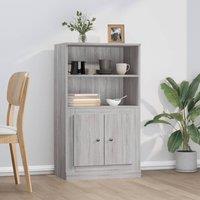 Berkfield Home Highboard Grey Sonoma 60x35.5x103.5 cm Engineered Wood