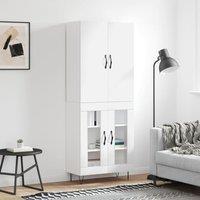 Berkfield Home Highboard White 69.5x34x180 cm Engineered Wood