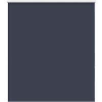 Berkfield Home Roller Blind Blackout Marine 125x150 cm Fabric Width 121.6 cm Polyester in Blue