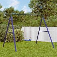 Berkfield Home Outdoor Swing Set with Swing in Blue