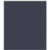 Berkfield Home Roller Blind Blackout Marine 130x150 cm Fabric Width 126.6 cm Polyester in Blue