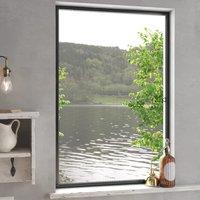 Berkfield Home Insect Screen for Windows Anthracite 80x120 cm in Black