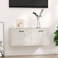 Berkfield Home Wall Cabinet Concrete Grey 80x35x36, 5 cm Engineered Wood