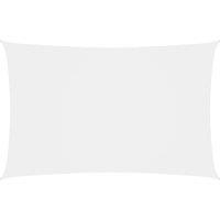 Berkfield Home Sunshade Sail Oxford Fabric Rectangular 2x5 m White
