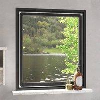Berkfield Home Magnetic Insect Screen for Windows White 120x140 cm