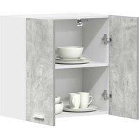 Berkfield Home Kitchen Wall Cabinet Concrete Grey 60x31x60 cm Engineered Wood in Grey | Size: 60 x 31 x 60 cm